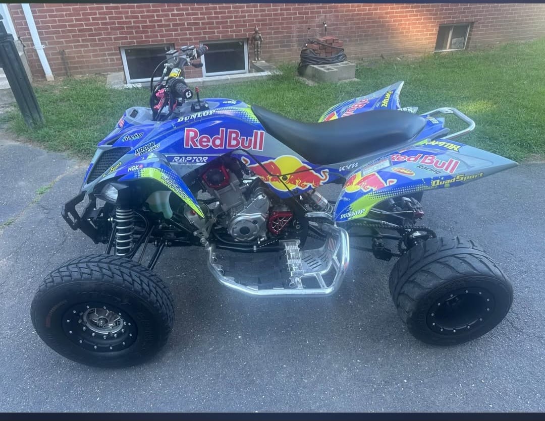 Blue 2018 Yamaha Raptor 700R sport ATV in stock