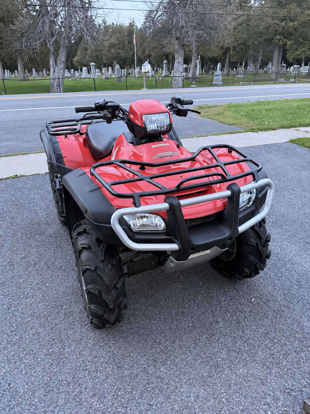 Red Honda ATV available from Priority Imports